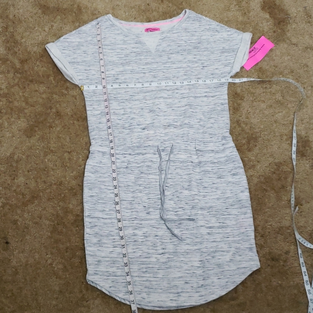 NWT Betsey Johnson Gray Sweatshirt Dress Size M - Picture 12 of 13